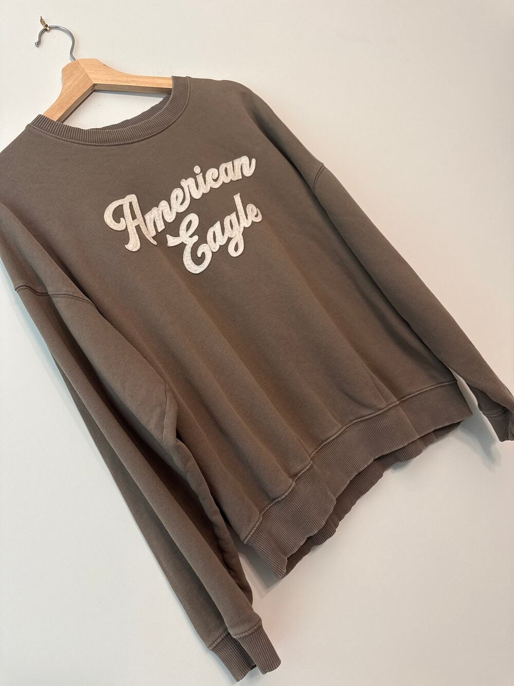 American Eagle Retro Logo Sweatshirt – Vintage Y2K L